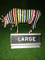 Cow Parade Koe "Striped" LARGE, Verzamelen, Beelden en Beeldjes, Ophalen of Verzenden, Zo goed als nieuw