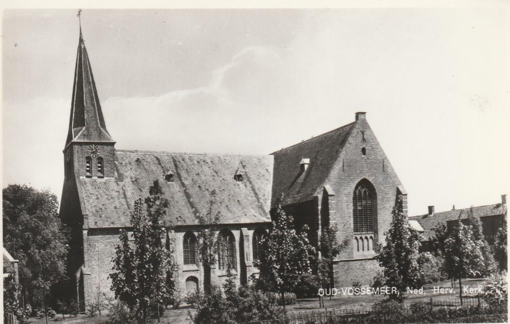 OUD VOSSEMEER Ned. Herv. Kerk, Verzenden, 1960 tot 1980, Ongelopen, Zeeland