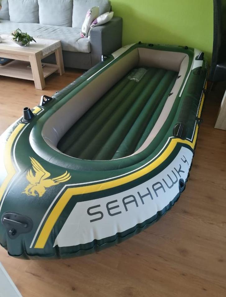 Seahawk 4 Opblaasboot - 4 persoons, Watersport en Boten, Kano's, Zo goed als nieuw, Overige typen, Drie personen of meer, Opblaasbaar