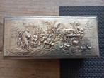Verzilverd  lepel doosje DE, Antiek en Kunst, Ophalen of Verzenden