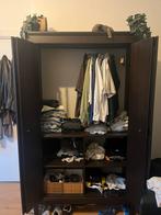 IKEA Kledingkast bruin - Zelf demonteren L210, B125, D57cm, Ophalen, Overige materialen, Met deur(en), 100 tot 150 cm