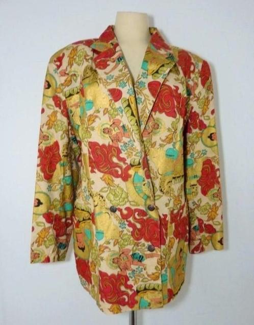 Beeldschoon vintage jasje met dessin van Re'naissance Paris, Kleding | Dames, Jasjes, Kostuums en Pakken, Zo goed als nieuw, Jasje