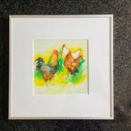 Grafiek, kipjes, Lydia van Domburgh, gesigneerd, Antiek en Kunst, Kunst | Etsen en Gravures, Ophalen