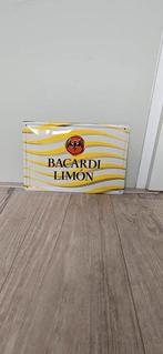 Bacardi lemon reclamebord 20x30cm leuk voor in de mancave, Ophalen of Verzenden, Gebruikt, Reclamebord
