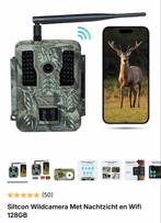 Nieuwe Wildcamera met Nachtzicht & WiFi - 128GB, Ophalen of Verzenden, Nieuw, Buitencamera