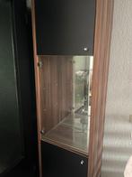 Nette vitrinekast met gesloten delen, Ophalen, 50 tot 100 cm, Zo goed als nieuw, 150 tot 200 cm