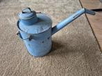 Oude brocante gieter, blauw, Ophalen of Verzenden