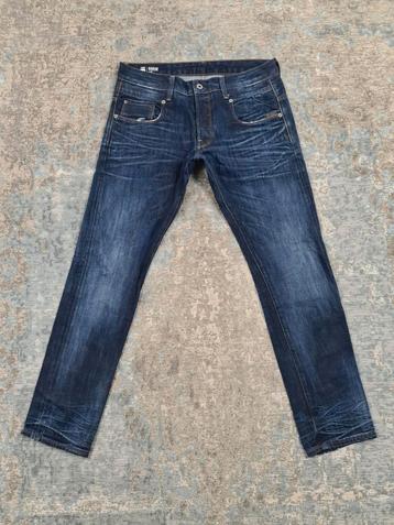 G-Star RADAR Slim W33 L32 Slim 100% katoen Bronno3332 Blauw  beschikbaar voor biedingen
