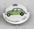 GROENE KEVER VOLKSWAGEN AUTO V.W. SPELD, Verzamelen, Speldjes, Pins en Buttons, Verzenden, Gebruikt, Transport, Speldje of Pin