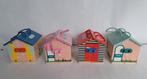 4x Houten Hema huisjes uitklapbaar - 4 huizen 36 delig, Ophalen of Verzenden, Zo goed als nieuw