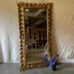 Spiegel – houten lijst goud - 150 x 80 cm - TTM Wonen, Www.ttmwonen.nl, Nieuw, Ophalen of Verzenden, Info@ttmwonen.nl