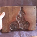 Bakker Banketbakker: Antieke Speculaasplank met Rijwiel, Antiek en Kunst, Verzenden