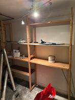 Houten Stellingkast Gratis ophalen, Huis en Inrichting, Ophalen, Met plank(en), Gebruikt, 100 tot 150 cm