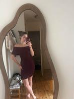Bordeaux jurk S/M, Kleding | Dames, Jurken, Ophalen of Verzenden, Zo goed als nieuw, Rood