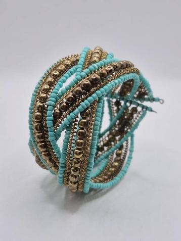 Armband, Turquoise en koper beschikbaar voor biedingen