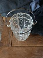 Kristallen IJsemmer met Zilveren Handvat, Ophalen of Verzenden