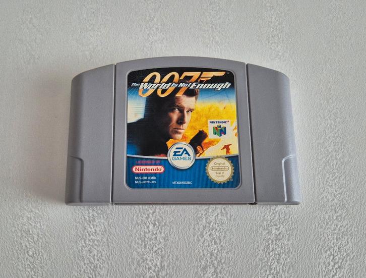 007 The World Is Not Enough Nintendo 64 N64 Game, Spelcomputers en Games, Games | Nintendo 64, Gebruikt, Shooter, 1 speler, Vanaf 3 jaar