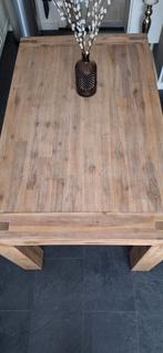 Acacia houten tafel, Huis en Inrichting, Tafels | Eettafels, Zo goed als nieuw, Ophalen