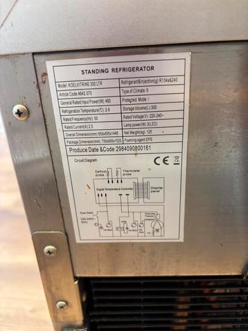 Koelvitrine 300 LTR - Horeca Koeling beschikbaar voor biedingen