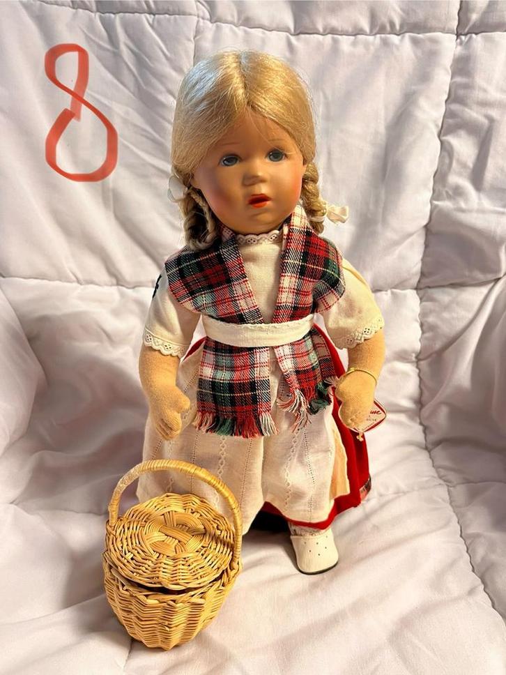 Kathe Kruse Maja Bakkerin  Antiek Speelgoedpopj, Verzamelen, Poppen, Pop, Verzenden
