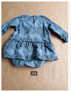 Blauw paars romper jurkje Maat 56 h3, Meisje, Jurkje of Rokje, Onbekend, Ophalen of Verzenden