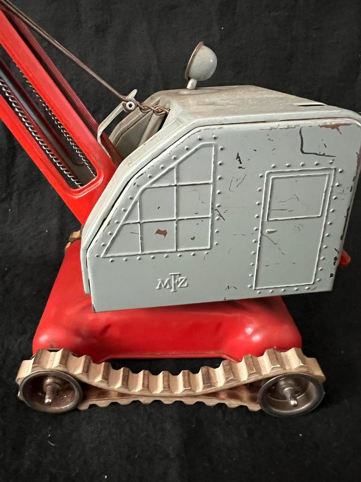 Vintage Metalen Dragline Speelgoed US Zone, Antiek en Kunst, Antiek | Speelgoed, Ophalen