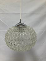 Vintage glazen bubbel hanglamp, Erco jaren 60 Duitsland, Huis en Inrichting, Ophalen of Verzenden, Zo goed als nieuw, Glas, Minder dan 50 cm