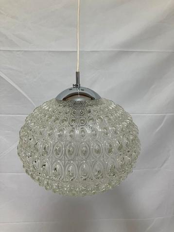 Vintage glazen bubbel hanglamp, Erco jaren 60 Duitsland beschikbaar voor biedingen