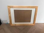 Houten fotolijst met passe-partout, Ophalen of Verzenden, Gebruikt