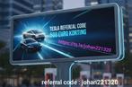 Tesla Referral Code - 500 Euro Korting / 1000km supercharge, Ophalen, Nieuw
