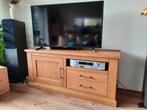 Eikenhout tv meubel (130 lang), Minder dan 100 cm, 25 tot 50 cm, 100 tot 150 cm, Eikenhout