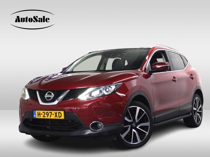 Nissan QASHQAI 1.2 Tekna avm PANO NAV BT 360CAMERA STOELVW C, Auto's, Nissan, Bedrijf, Te koop, Qashqai, 360° camera, ABS, Achteruitrijcamera