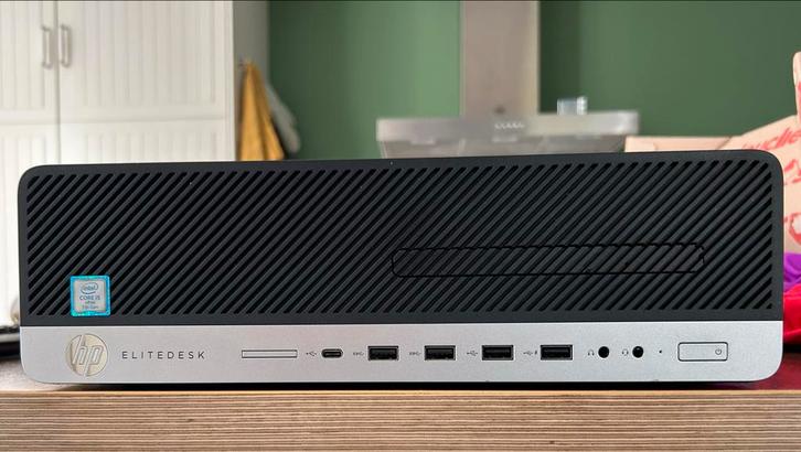 HP EliteDesk 800 G3  - Snelle Desktop PC, Computers en Software, Desktop Pc's, Gebruikt, 3 tot 4 Ghz, SSD, 8 GB, Met videokaart