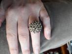 Zilveren bol ring 19mm, Sieraden, Tassen en Uiterlijk, Antieke sieraden, Ophalen of Verzenden, Zilver, Ring