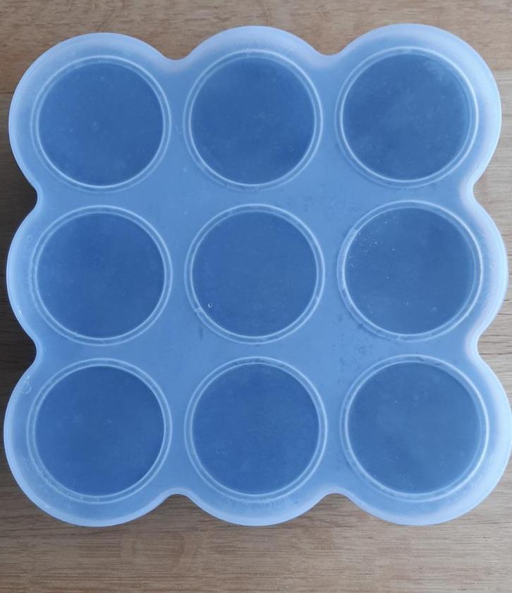 Siliconen bewaardoos met deksel voor o.a. babyvoeding, Kinderen en Baby's, Babyvoeding en Toebehoren, Zo goed als nieuw, Overige typen