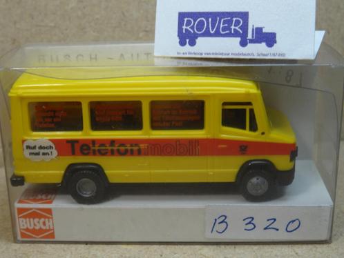 BUSCH 1:87, MB 507-D "POSTBERATUNG", OVP-44326, Zie Foto`s, Hobby en Vrije tijd, Modelauto's | 1:87, Zo goed als nieuw, Bus of Vrachtwagen