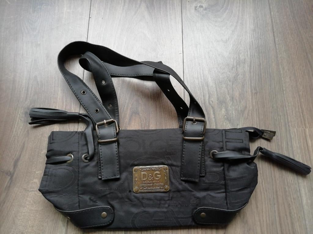 D & G nieuwe zwarte dames handtas 33 x 17 x 9 cm als nieuw, Ophalen of Verzenden, Zo goed als nieuw, Zwart, Handtas