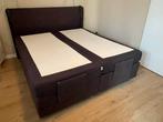 Swiss Sense elektrische boxspring met topper., Huis en Inrichting, Slaapkamer | Boxsprings, Ophalen, Zwart, Tweepersoons, Zo goed als nieuw