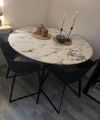 Eettafel, Huis en Inrichting, Tafels | Eettafels, Ophalen, Rond, 50 tot 100 cm, Zo goed als nieuw