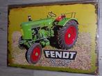 Metalen Wandbord Fendt Tractor - Nieuw, Verzamelen, Merken en Reclamevoorwerpen, Ophalen of Verzenden, Nieuw, Reclamebord