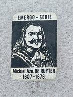 Michiel de Ruyter Speldje Emergo-Serie, Verzamelen, Ophalen of Verzenden, Gebruikt, Overige onderwerpen, Speldje of Pin