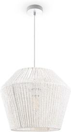 ❤️️️️ Hanglamp Bamboe - Rotan Hanglamp - Boho Lamp Wit, Huis en Inrichting, Lampen | Hanglampen, Nieuw, Metaal, 75 cm of meer