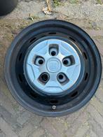 Fiat Ducato 2x velgen met 4x naafdoppen, wieldoppen 16 inch, Ophalen of Verzenden