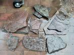 Flagstones (11 stuks), Tuin en Terras, Grind, Keien en Split, Ophalen, Gebruikt, Zandsteen, Bruin