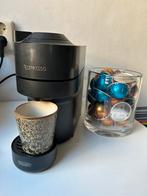 Nespresso DeLonghi Vertuo Plus koffiemachine – zwart, Ophalen of Verzenden, Gebruikt