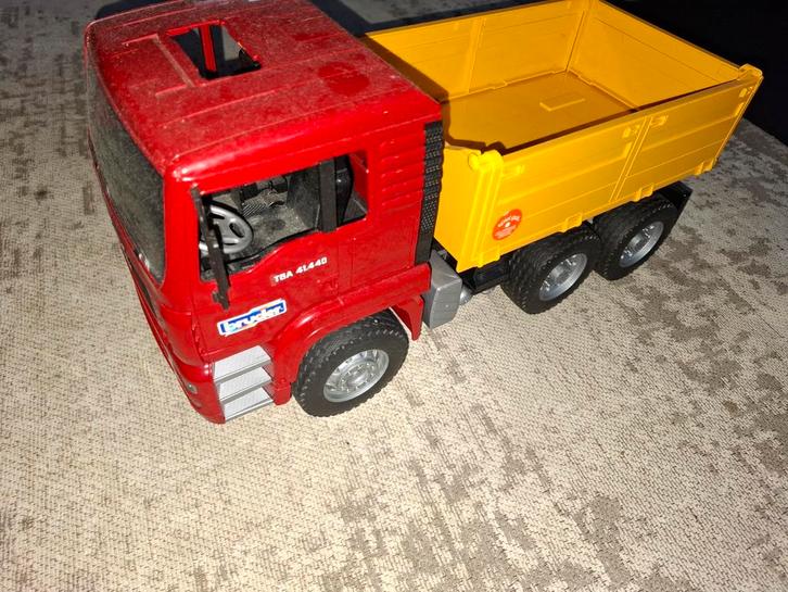 MAN kiepwagen Bruder, Kinderen en Baby's, Speelgoed | Speelgoedvoertuigen, Zo goed als nieuw, Ophalen of Verzenden