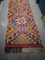 Handgeweven oosterskelim loper 85x290cm 100% wool, 200 cm of meer, Zo goed als nieuw, Kelim loper, Rechthoekig
