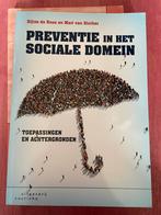 Sijtze de Roos - Preventie in het sociale domein, Boeken, Sijtze de Roos; Mart van Dinther, Ophalen of Verzenden, Zo goed als nieuw