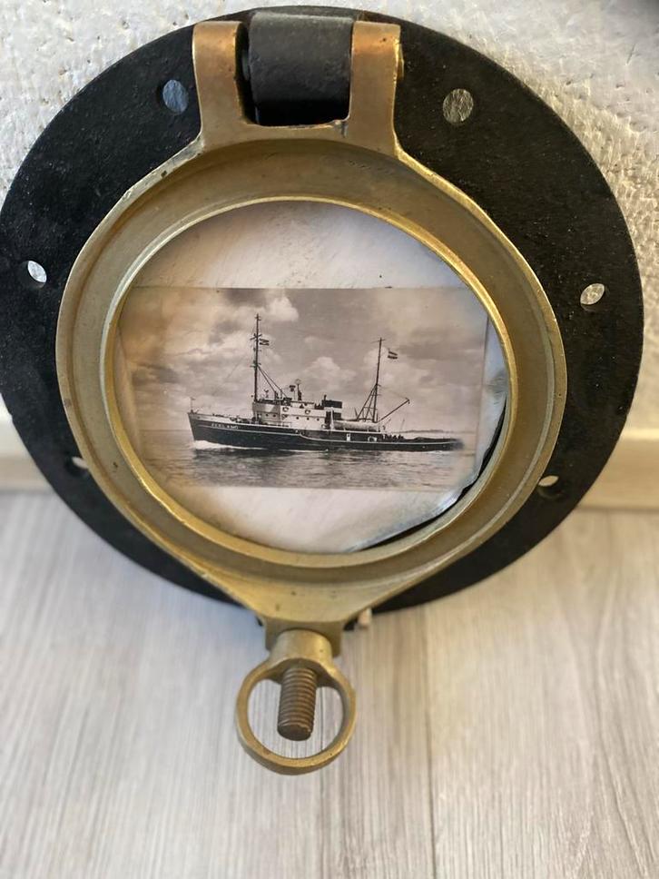 Antieke Brons/Koperen Patrijspoort, Huis en Inrichting, Woonaccessoires | Overige, Gebruikt, Ophalen of Verzenden