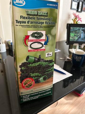 Flexibele tuinslang Turbo Maxx 15m – uitrekbaar & compact beschikbaar voor biedingen